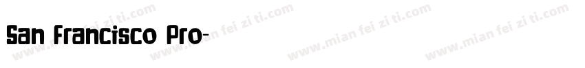 San Francisco Pro字体转换